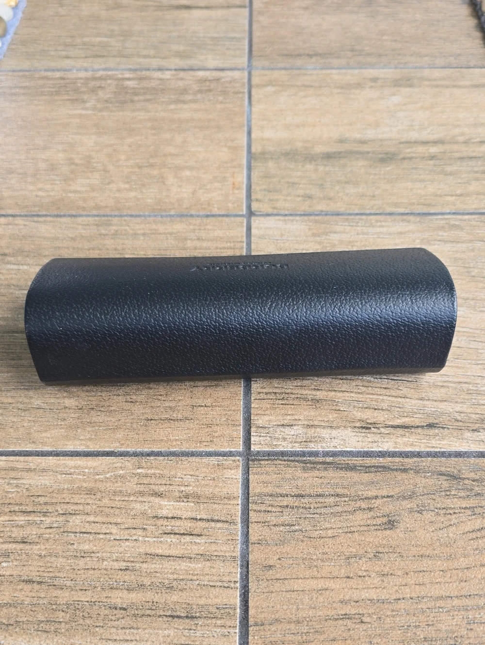 Burberry Black Pebble-Textured Eyewear Case